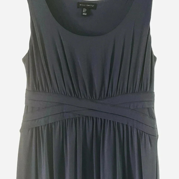Willi Smith Size Small Blue Sleeveless Sundress Twee Mod Cute - Picture 2 of 6